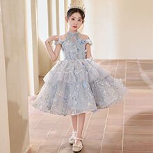 女童礼服轻奢小众高端公主裙儿童走秀主持人高级感钢琴演奏演出服