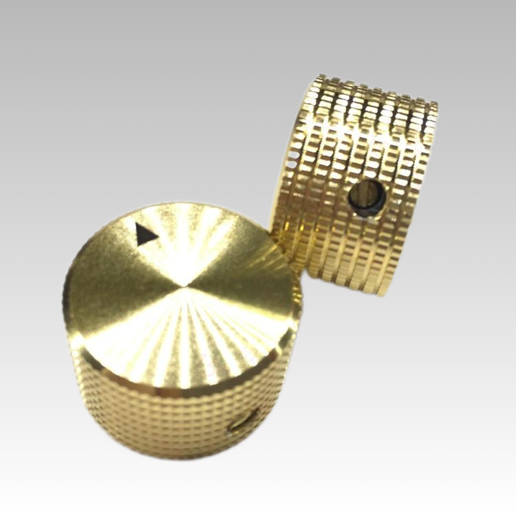 3590电位器铝旋钮调节旋钮25x15.5内径6.4mm菠萝纹旋钮 金属旋钮