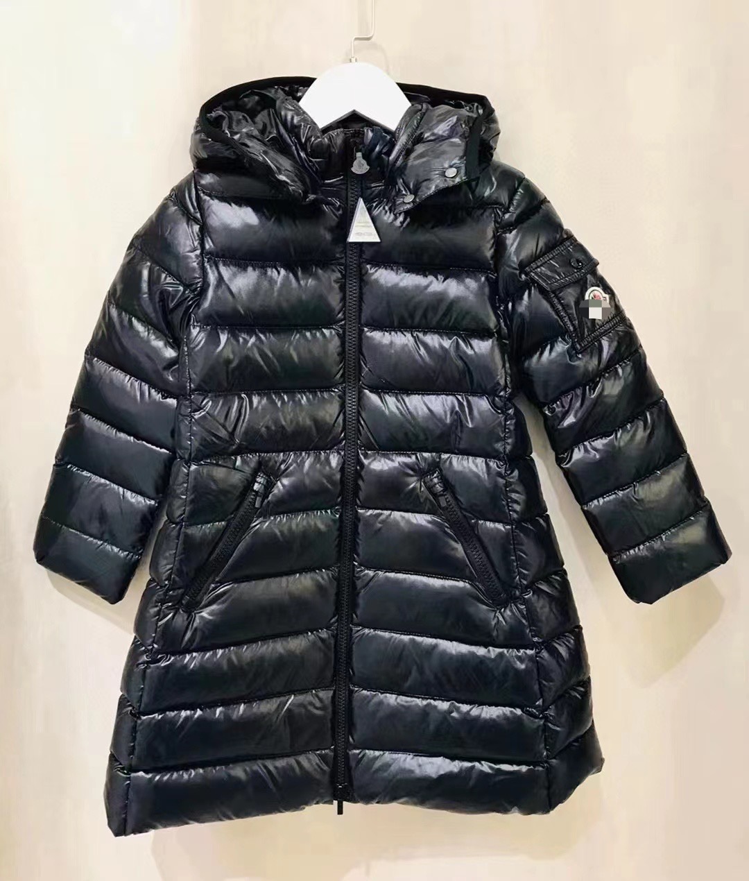 Little tree 23秋冬新款 儿童经典童装 女童长款连帽羽绒服 亲子