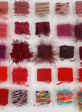 2025红色小样发绳文玩头饰新年礼品包装原创辅料饰品设计手工配件