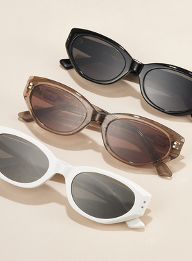 AHCHOO 时髦B备 虞书欣静奢猫眼太阳镜高级防紫外线光学镜墨镜女