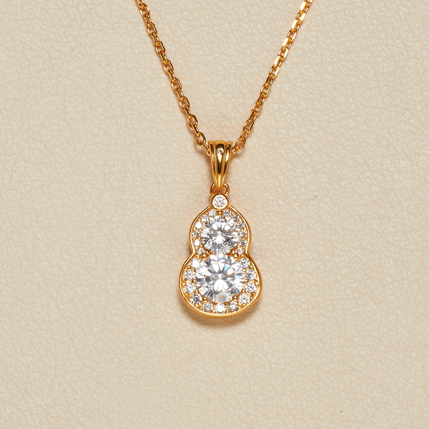 AHCHOO 静奢风S925纯银满镶锆石葫芦吊坠项链福禄毛衣链礼物女,饰品/流行首饰/时尚饰品新,银饰项链,淘宝优惠券,粉丝福利购,淘宝优惠卷