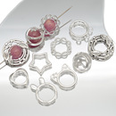 新中式 合金包珠圈过珠圈散珠材料配件diy串珠手工手链饰品配饰