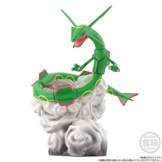 万代 食玩 精灵宝可梦 比例世界 裂空座 绿宝石 全新现货