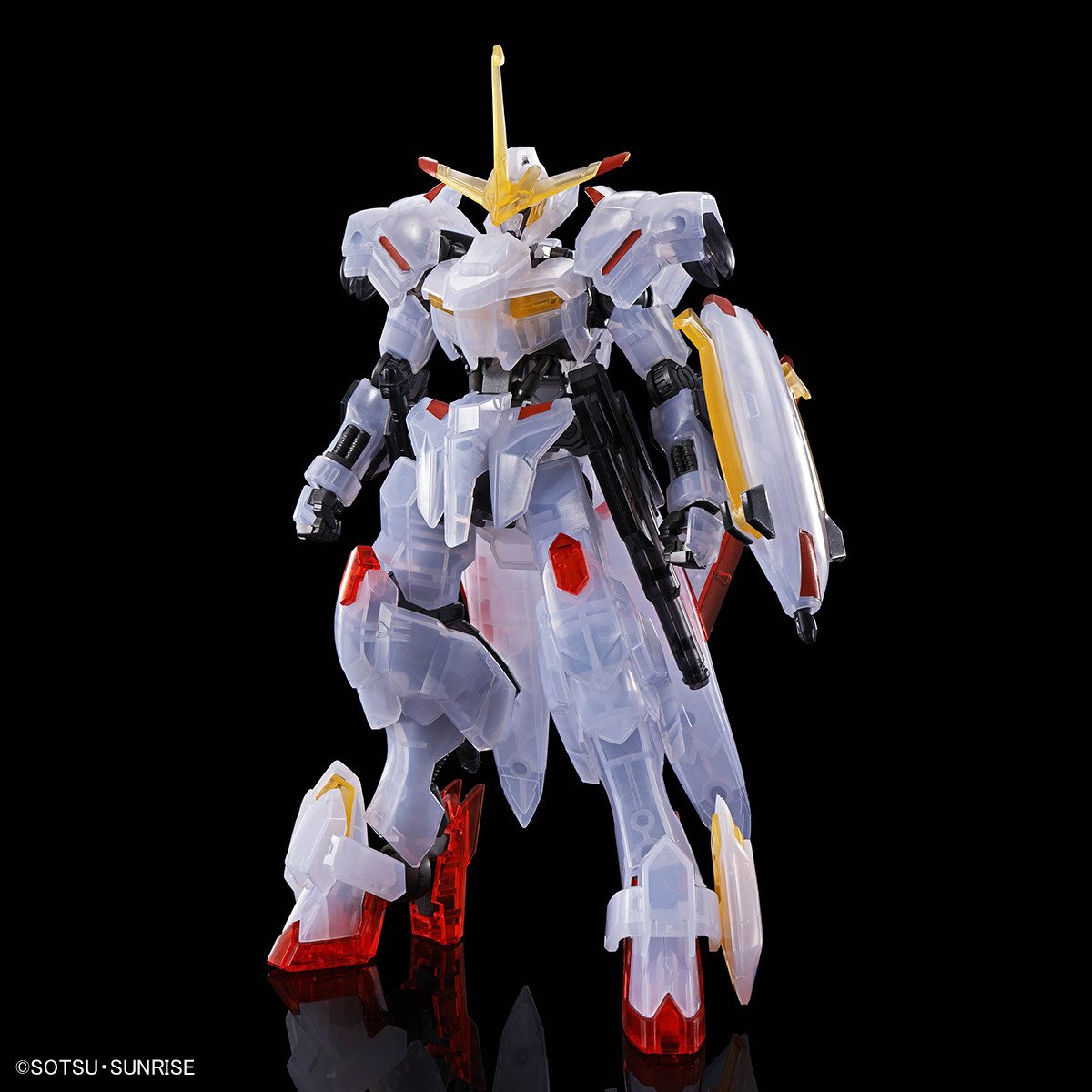 万代 hg 1/144 高达基地限定 端白星高达 彩色透明 现货即发