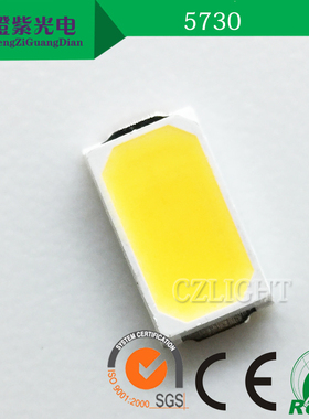 LED 5730 白色 5630冷白光 冷0.5W发光管 高亮50-55LM 贴片灯珠