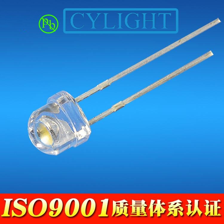 0.06W直插式LED灯珠 5LED灯珠/发光二级