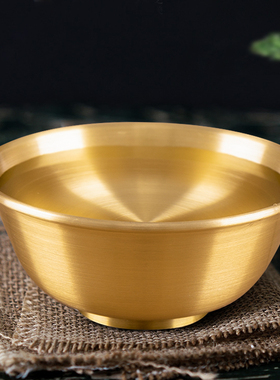 纯铜供水杯 供佛前小水杯 家用用品酒杯贡碗铜碗加厚小号装酒铜杯