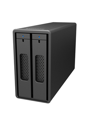 ST2-B31A USB3.2 Gen2 10Gb铝合金阵列柜RAID硬盘盒支持雷电3USB4