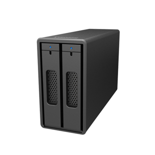 Gen2 USB3.2 10Gb铝合金阵列柜RAID硬盘盒支持雷电3USB4 B31A ST2