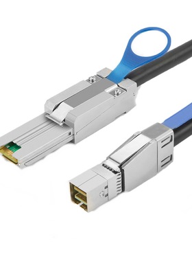 miniSAS SFF-8644转8088服务器电脑磁盘阵列硬盘高速数据线1米2米