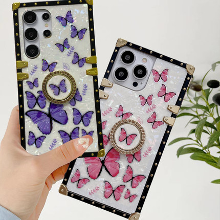 opporeno11pro方形reno10适用reno9手机壳reno8电话reno6烫金reno7指环a1全包a2pro保护套潮牌支架车载防撞