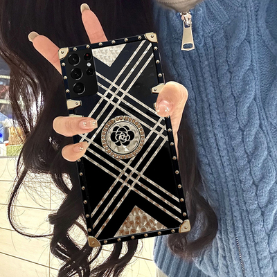 三星galaxy a54 5g手机壳samsun方形galaxy+s25ultra适用s24plus电话s23指环s22全包保护套52a53支架note20