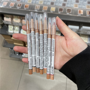 无印良品 MUJI 木杆眉笔 眼线笔 木轴削笔器初学者深棕色自然棕色