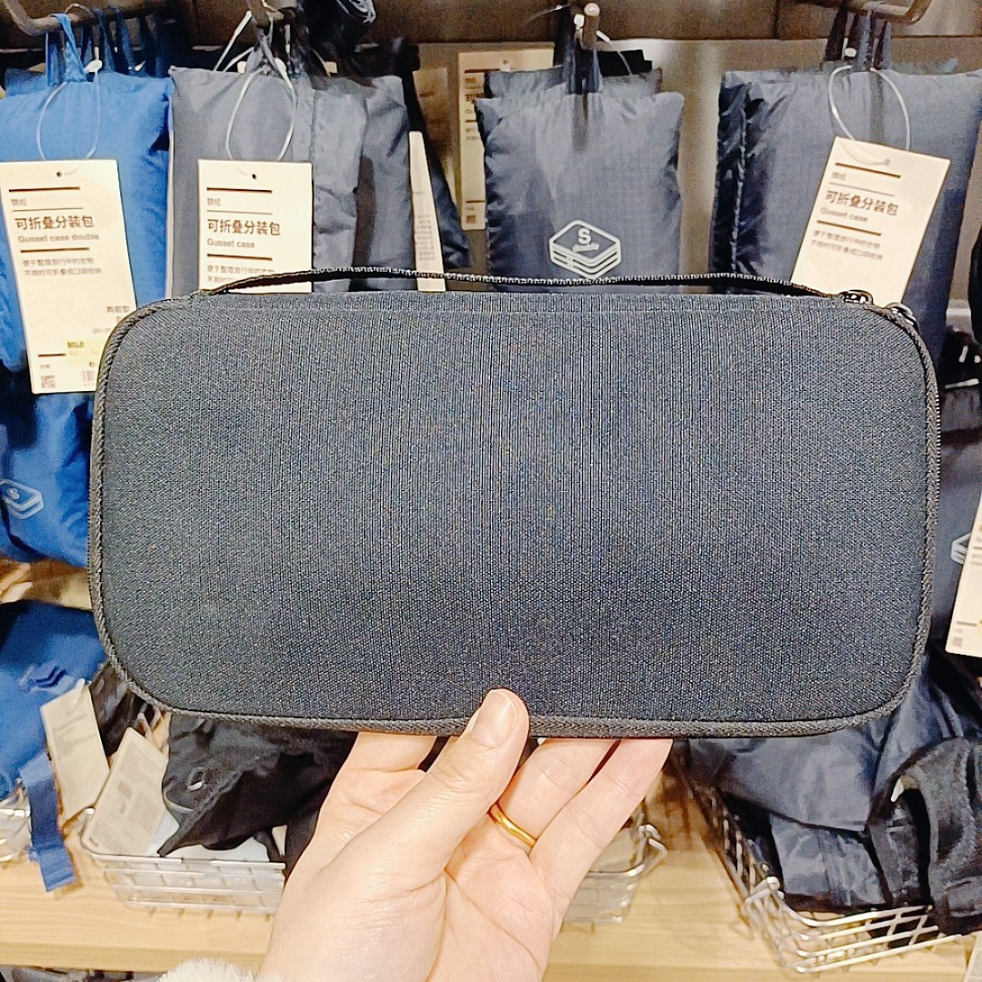 muji 聚酯纤维 护照盒