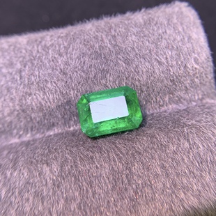 天然祖母绿裸石戒面