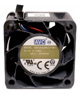 全新原装AVC暴力风扇4028 12V DBPU0428B2U 1U服务器电源风扇 4cm