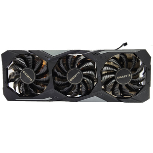 全新原装 技嘉RTX2080S显卡散热器孔距7CM三风扇6大长铜管2080散热