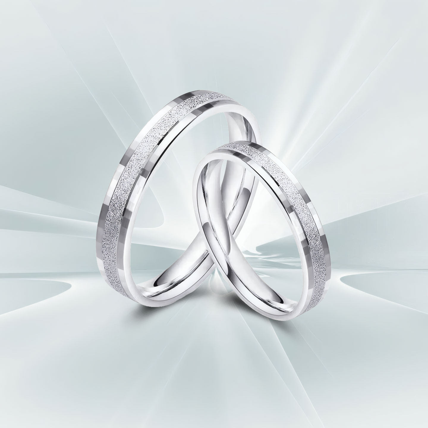 DR星河S999足银情侣戒指小众设计对戒女男一对刻字生日礼物送女友