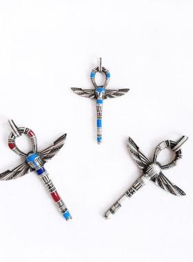 埃及女银手工吊坠安卡