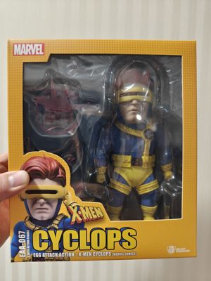 野兽王国EAA-067 漫威X战警 镭射眼cyclops 可动人偶潮流玩具手办