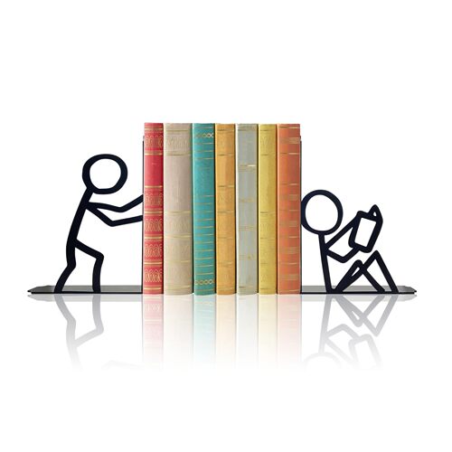 金属火柴人书立书挡板