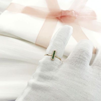 s35日韩首饰品时尚简约唯美秀气小巧满钻温柔甜美百搭迷你戒指女