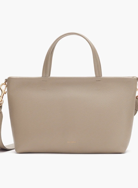 Cuyana Mini Easy Zipper Tote迷你托特包 通勤包 单肩包 大象灰