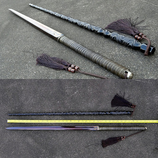 龙泉市车载防身破窗一体棍宝剑金箍棒手工短棍户外安保防护未开刃