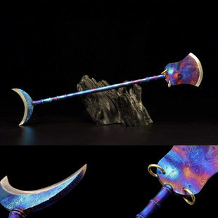 龙泉月牙铲鲁智深禅杖沙僧铲武术防身方便铲武术兵器摆件未开刃