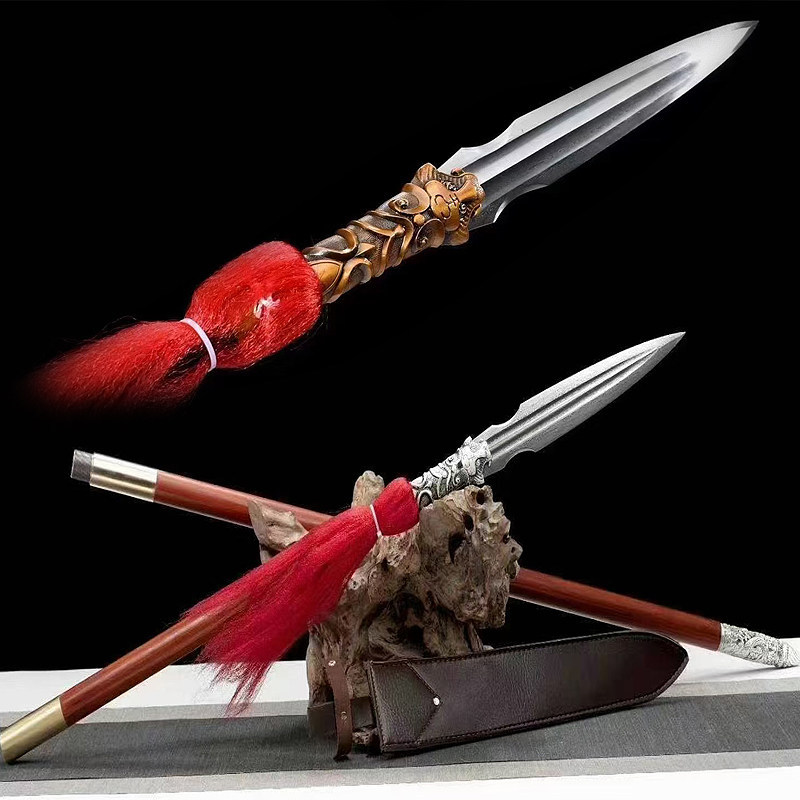 虎啸龙吟长枪矛兵器杨家枪十八般冷兵器赵云枪红缨枪霸王枪未开刃