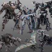 大号男孩儿童变形恐龙机器人钢索鞭蔑视飞镖合金正版 益智金刚玩具