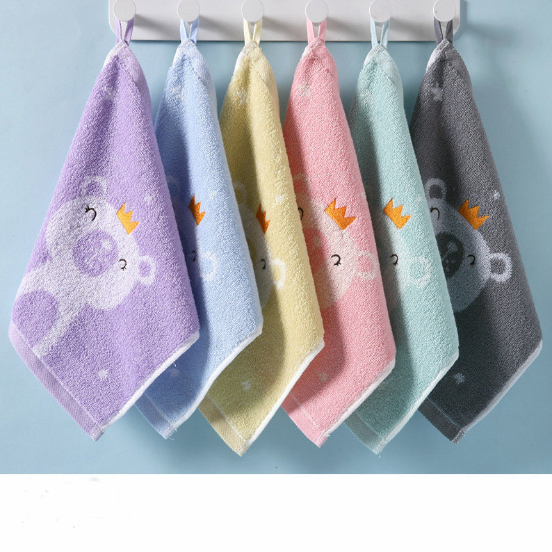 金号全棉卡通儿童柔软吸水小毛巾