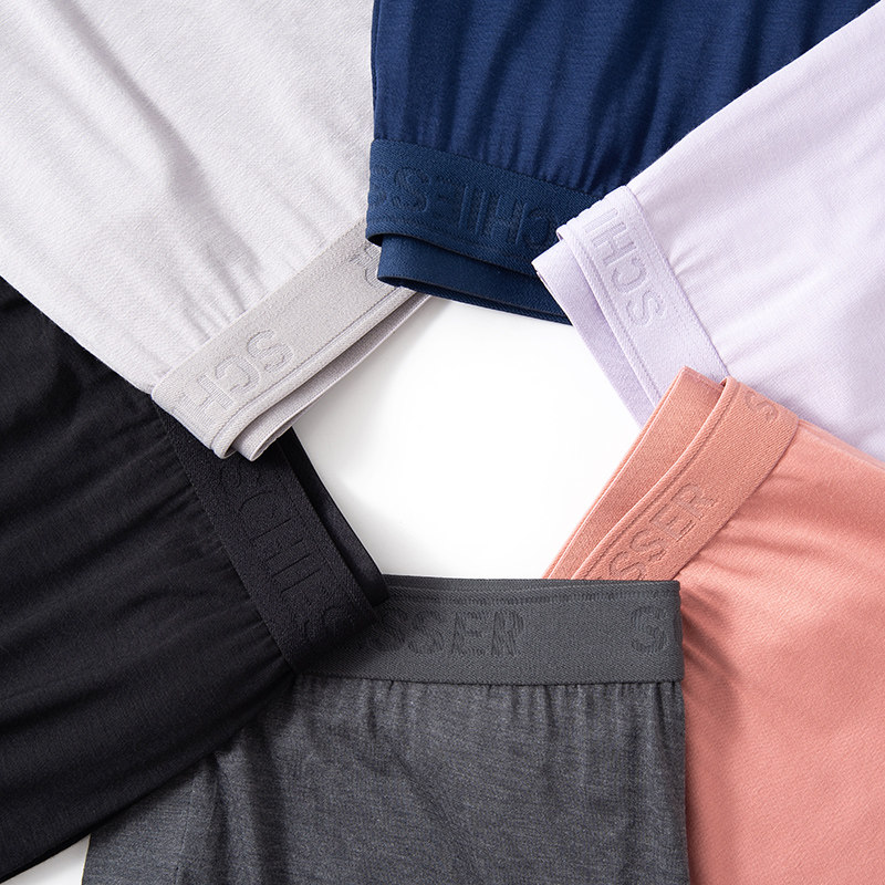 SHUYA 열 속옷 남자의 가을 옷과 가을 바지 세트 여성의 얇은 모달 난방 섬유 정전기 방지 라운드 넥