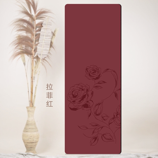 瑜伽房专用PU土豪垫天然橡胶瑜伽垫家用防滑减震静专业通用健身
