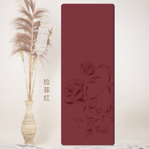 瑜伽房专用PU土豪垫天然橡胶瑜伽垫家用防滑减震静专业通用健身