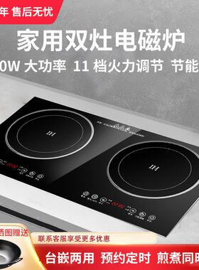 110V美规嵌入式双头电磁炉