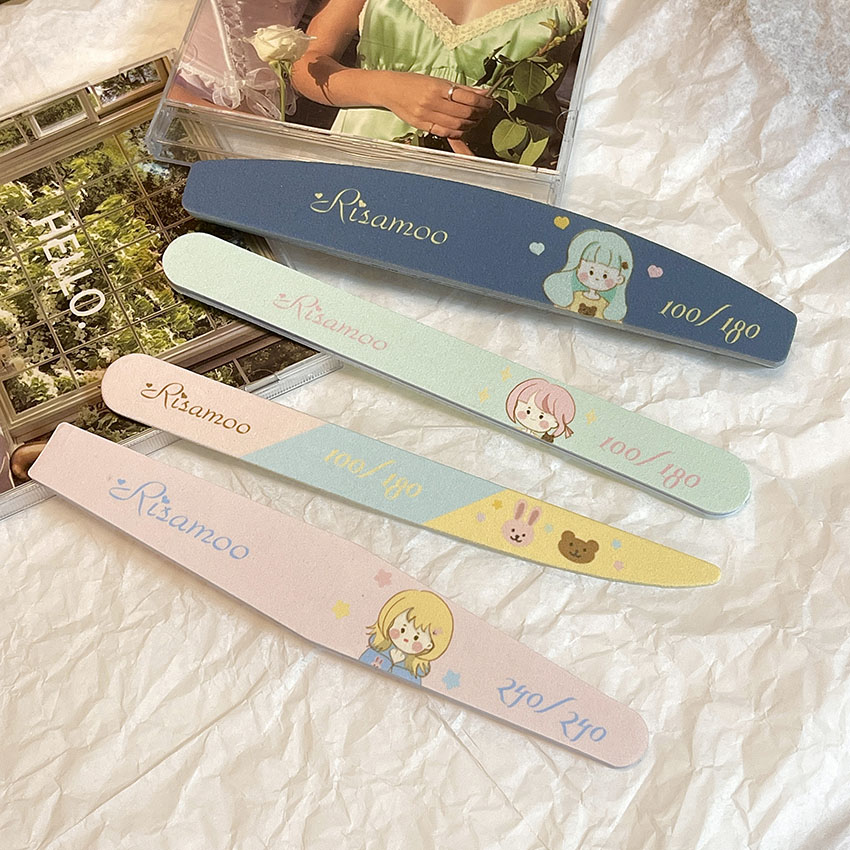 原创卡通美甲海绵搓搓条