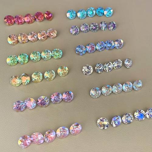 中国施悦面超闪华子镀膜美甲钻