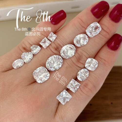 锆石透底尖底异形美甲钻锆石