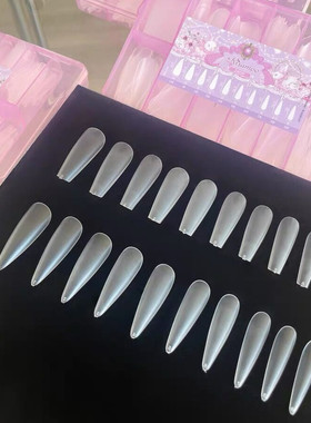 Risamoo 扁平甲友好穿戴甲甲片全贴高位半贴磨砂美甲甲片240P