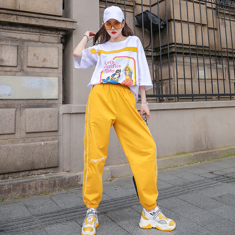 2019 summer new pattern motion suit Shuffle Jersey Easy Hip Hop Version 2 Set of parts summer pure cotton T-backin the Women's clothing/Boutique , Set/Student uniforms/Work uniforms , Leisure sports suit  category - from Buy2taobao.com to provide professional Taobao agent buy service