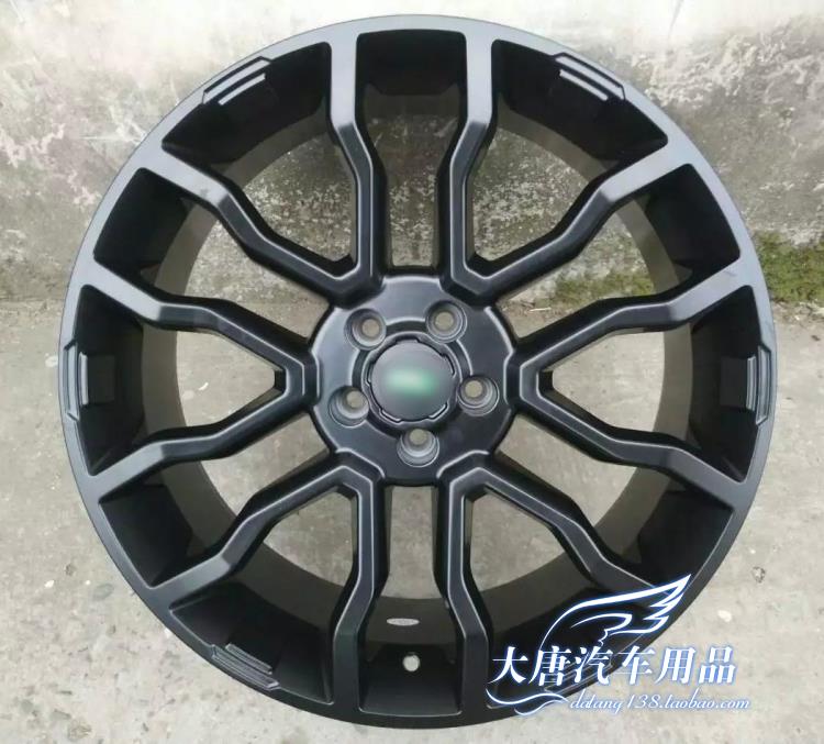 20寸适用路虎极光维多利亚限量版 发现神行者2 多幅黑色路虎轮毂