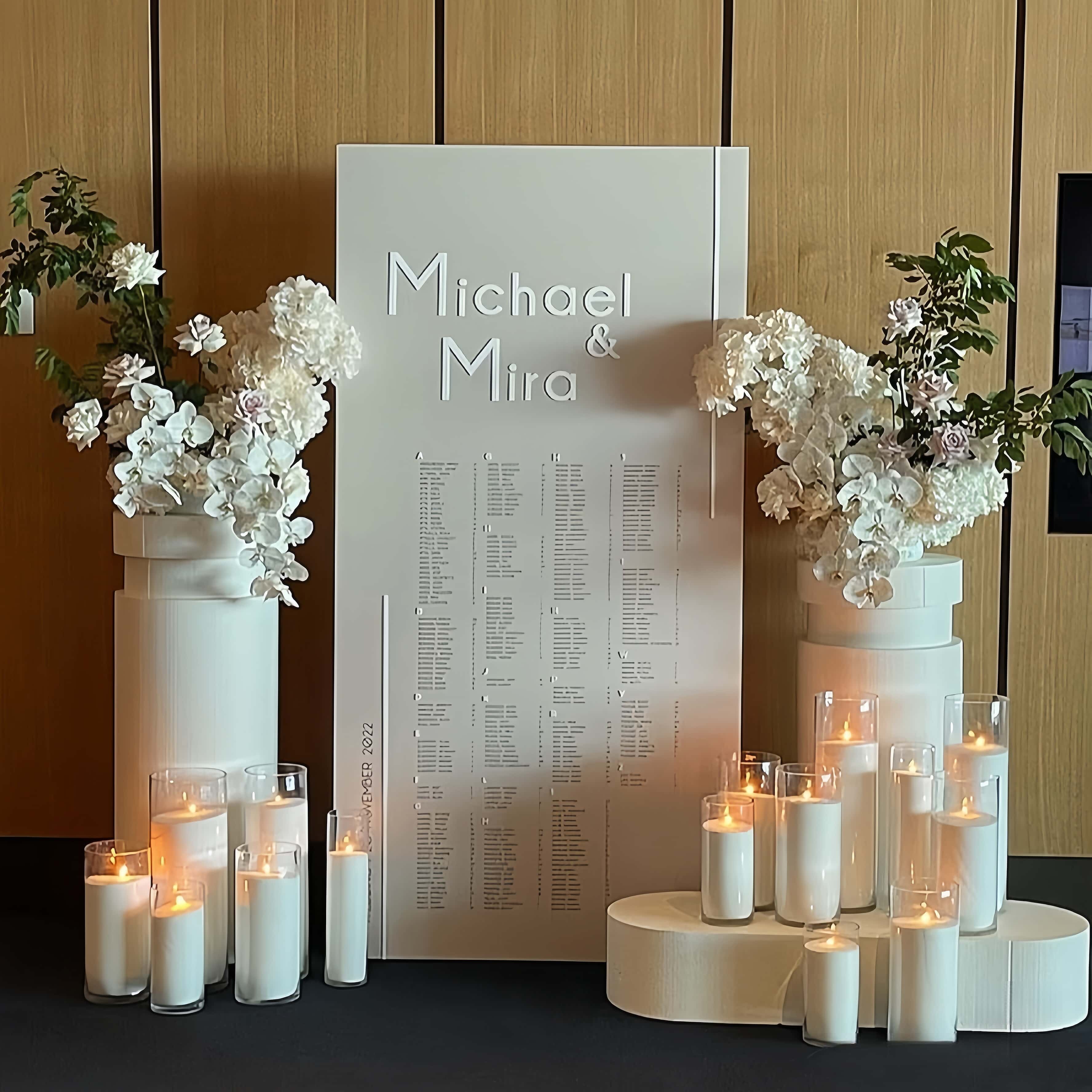 INS婚礼宾客席位图宴会嘉宾座位表pvc座位图商务生日迎宾指引立牌