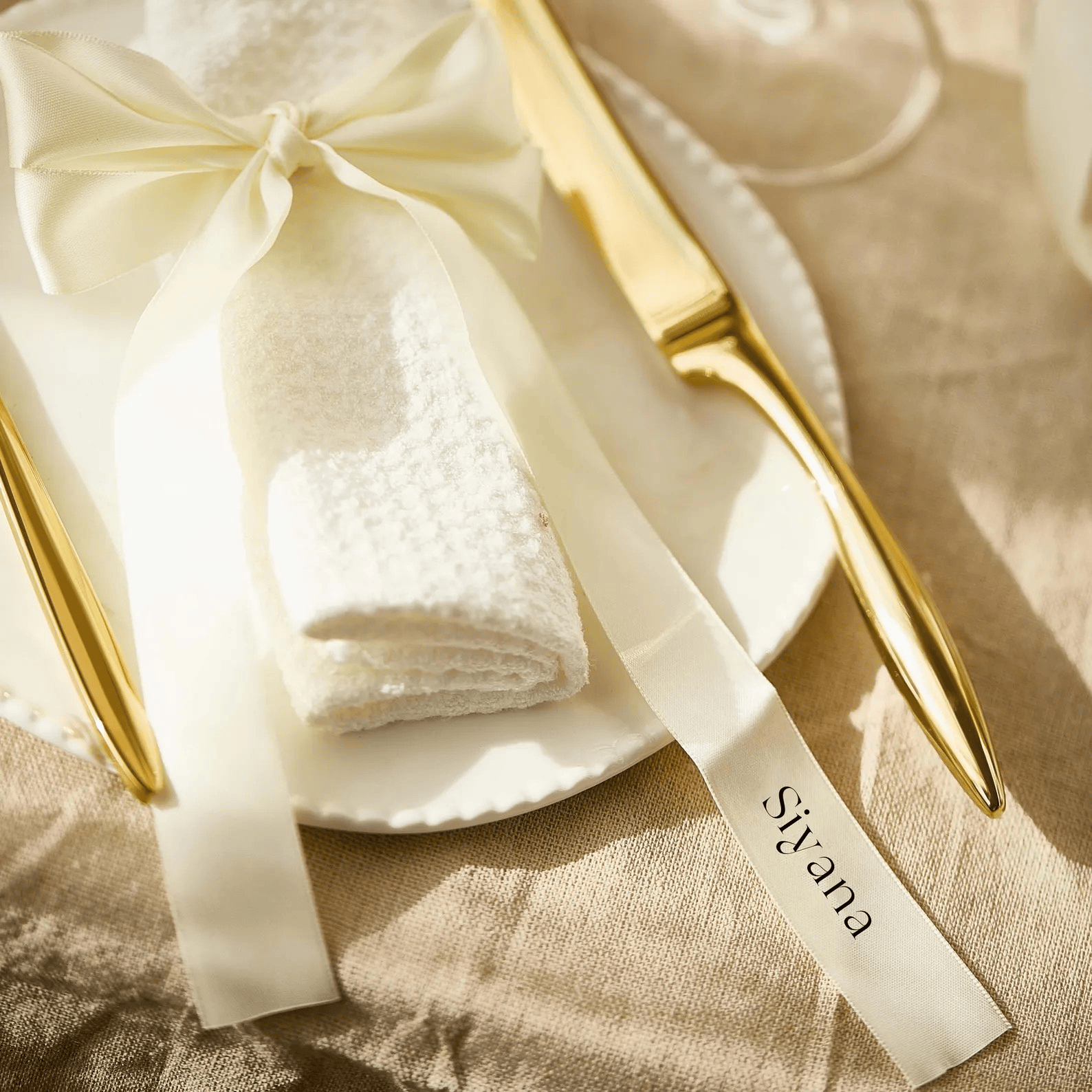 蝴蝶结席位卡婚礼宴会宾客姓名卡