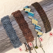 编绳手链素圈提运手链手绳编织饰品蕾丝手链