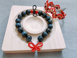 星穹铁道印象手链～刃～天然蓝虎眼石＋朱砂新中式手绳套装星铁刃