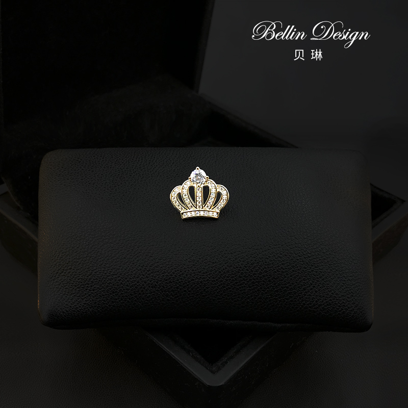 迷你精致皇冠西服领针西装配饰女