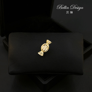 领针v领口防走光神器小扣针5555 小巧精致迷你糖果胸针女高档西装