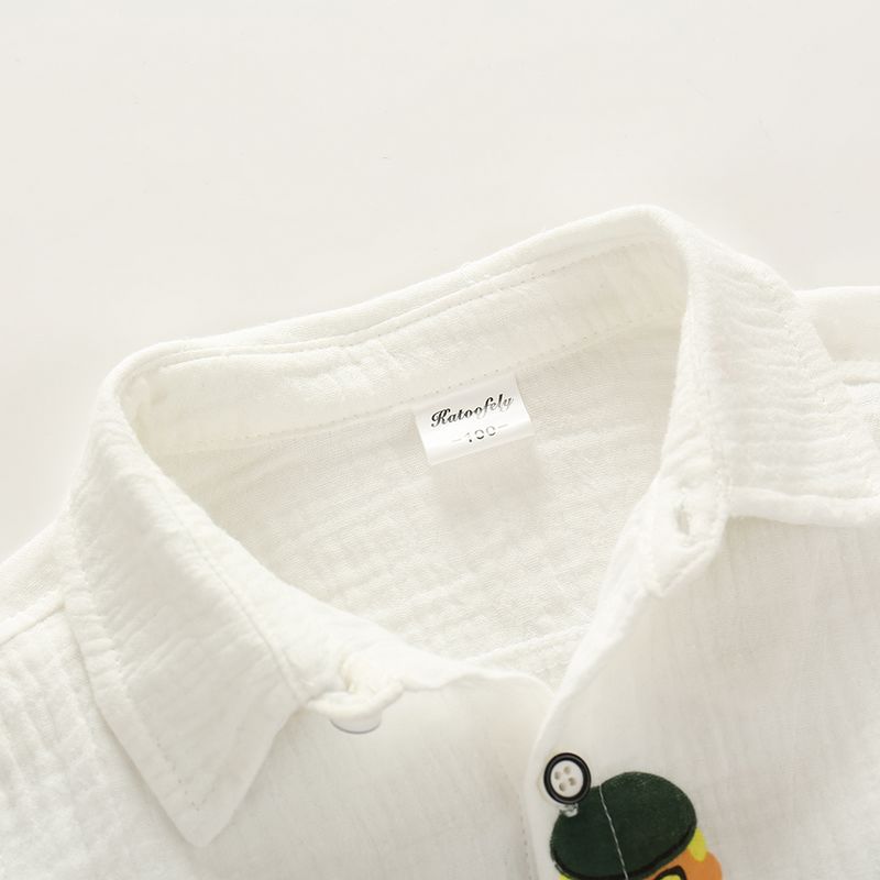 Chemise enfant à manche longue - Ref 2084332 Image 3